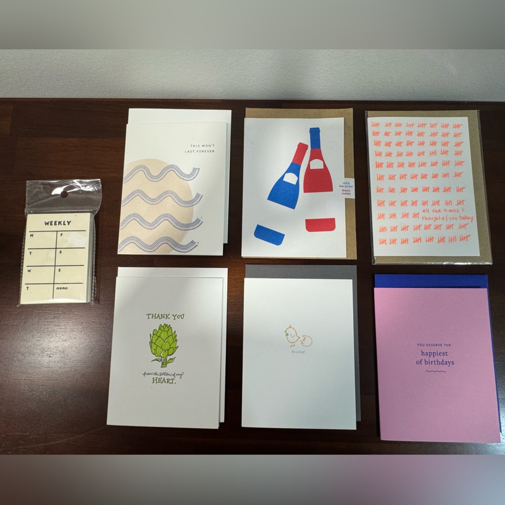 Assorted Greeting Cards Set